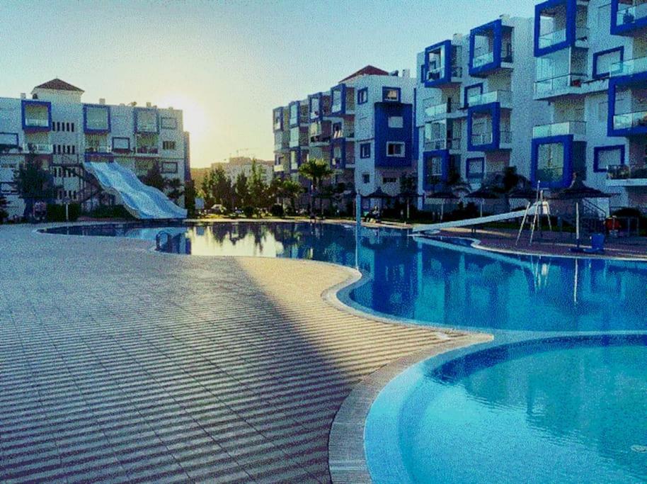 Superbe Appartement Au Centre De Cabo Negro En Residence Avec Piscines Et Tobogan Extérieur photo